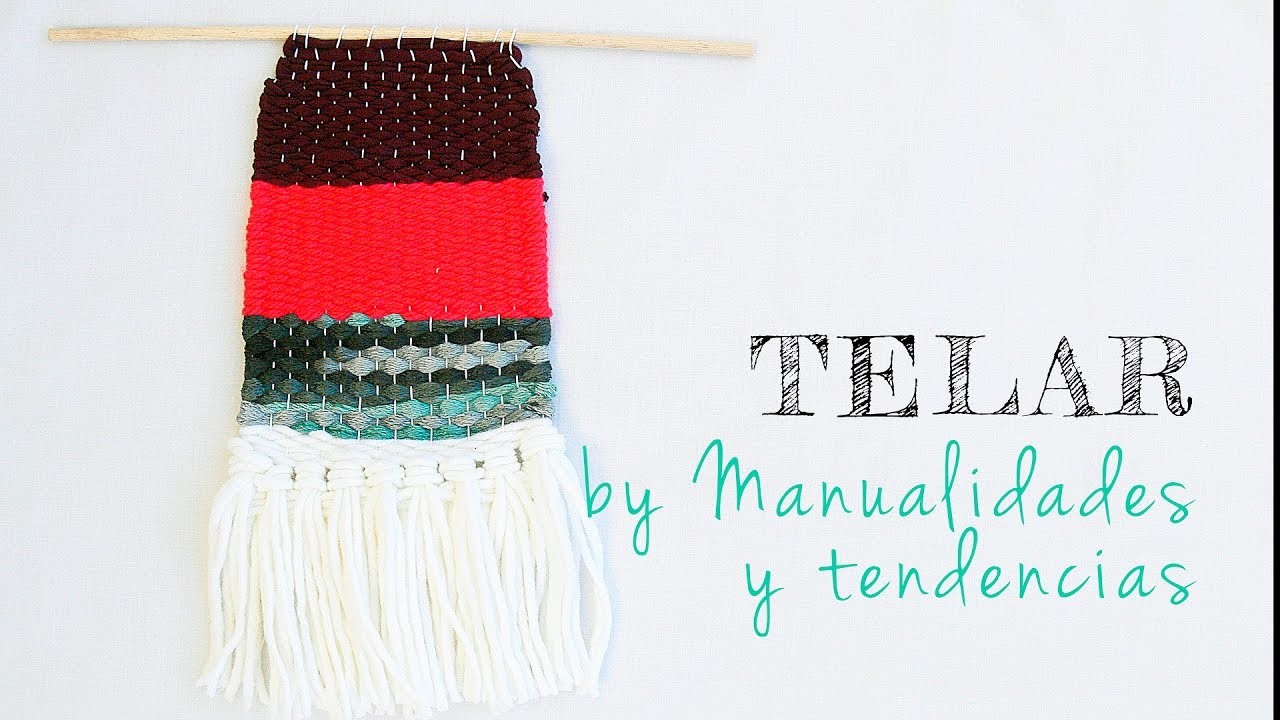 Tutorial DIY club - Cómo hacer mini tapiz con telar de madera