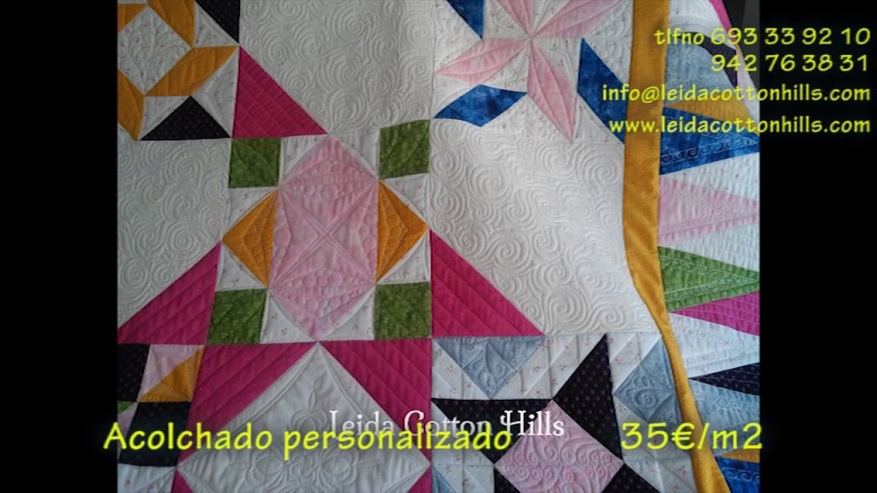 Acolchado de patchwork  Leida Cotton Hills