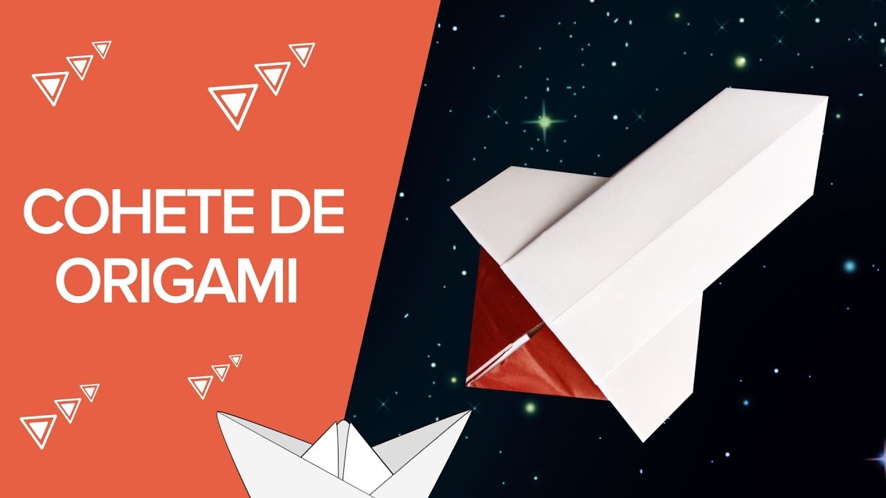 Cohete de papel | Manualidades de origami
