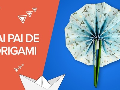 Cómo hacer un abanico pai pai de origami | Manualidades con papel