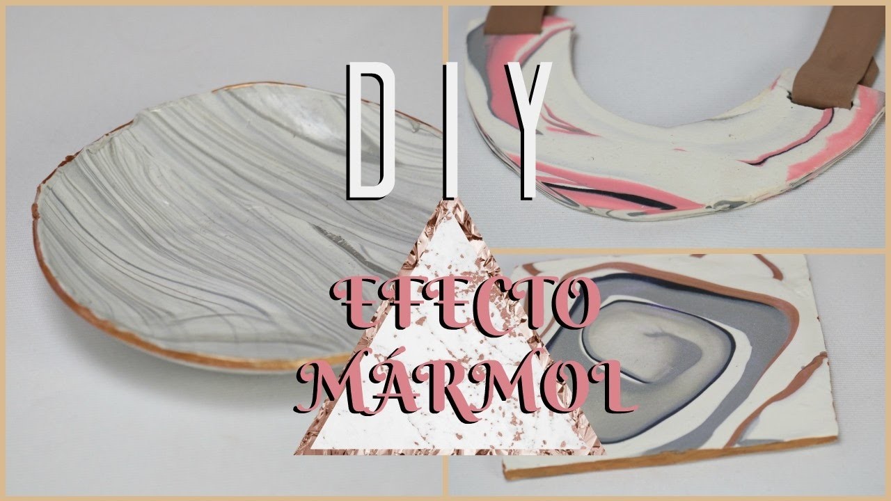 DIY ACCESORIOS MARMOLEADOS!! Paola Herrera