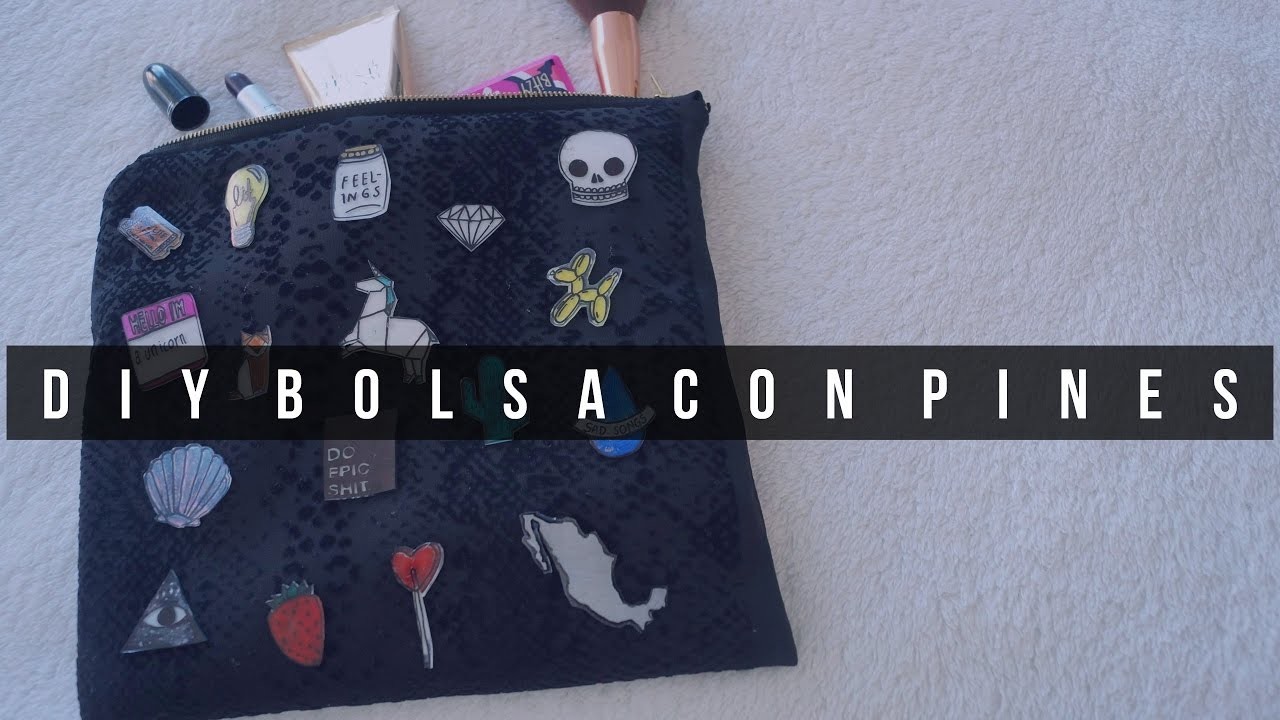 DIY BOLSA CON PINES!!! |LA MALVESTIDA|