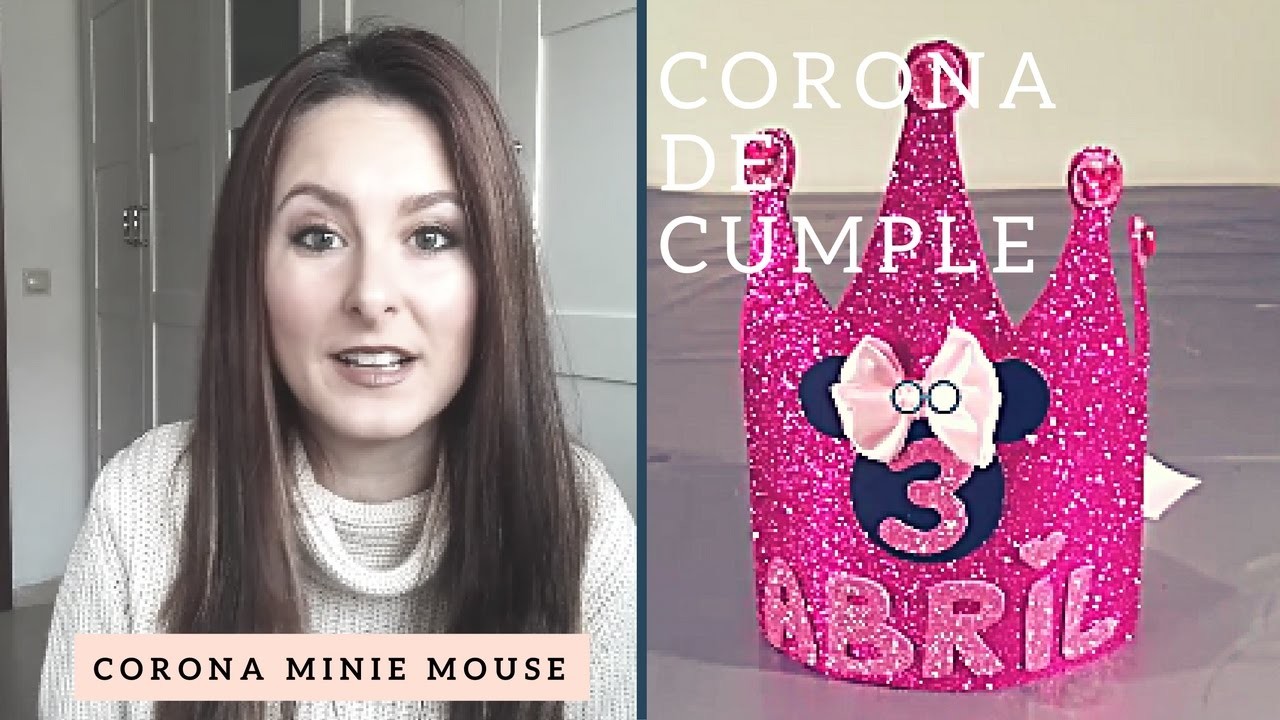 DIY: corona de cumpleaños Minnie Mouse