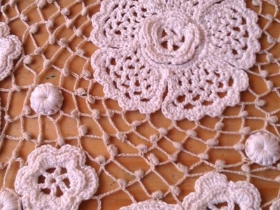 Mantelito en crochet irlandés tradicional- trabajo finalizado