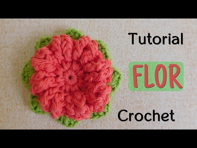 Como tejer una flor a crochet