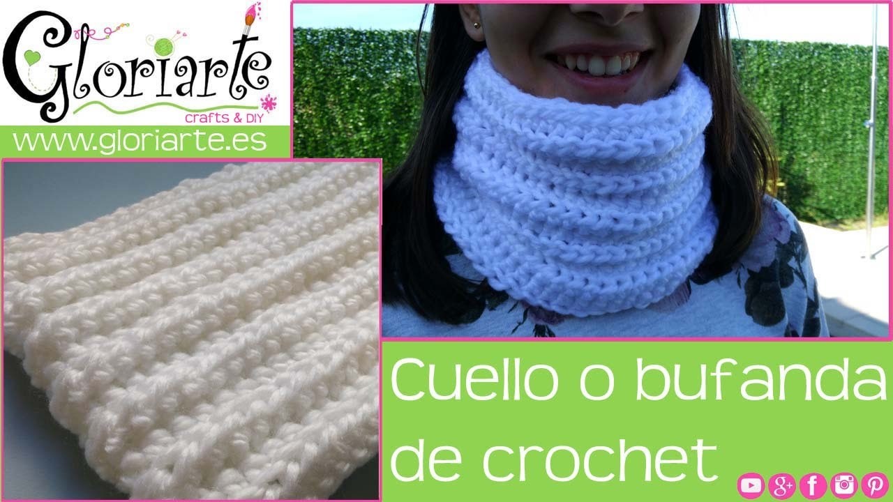 Cuello o bufanda de ganchillo. Neck or crocheted scarf.