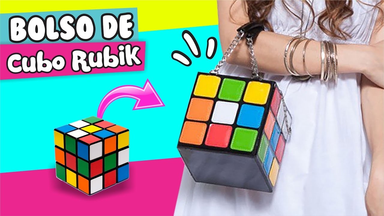 DIY ★ CONVIERTE un Cubo de Rubik en BOLSO!!!! ✔ ★ Así o Más Fácil ★