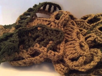 Poncho ojo de buho,Borde