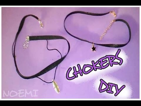 DIY Gargantillas. Chokers fácil y rápido | Noemi ♥