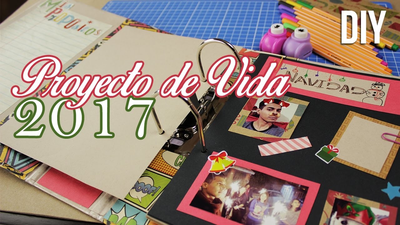 Proyecto de Vida 2017 | DIY: Project Life 2017 | FELIZ AÑO NUEVO