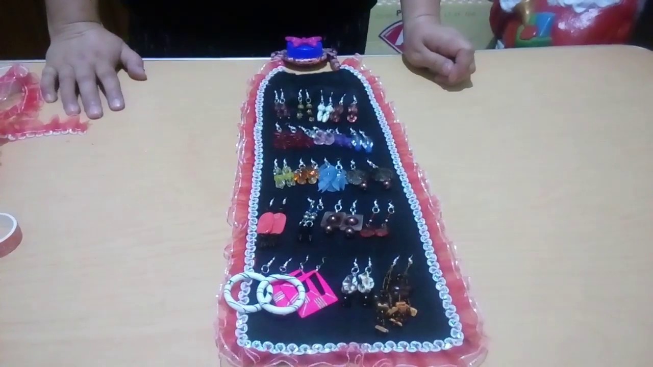 Rinconcito de manualidades -Organizador de aretes