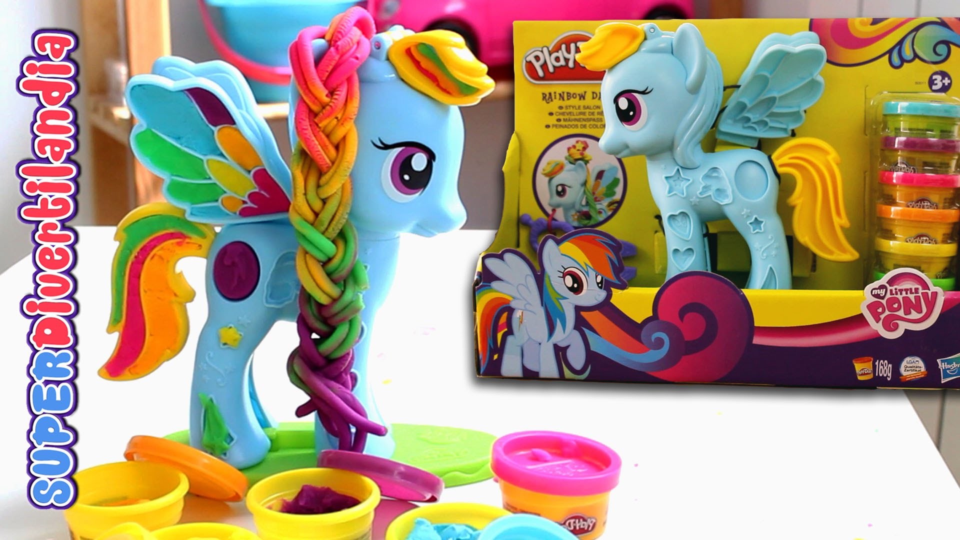 Rainbow Dash! My Little Pony de Play-Doh. Juguetes en Español.