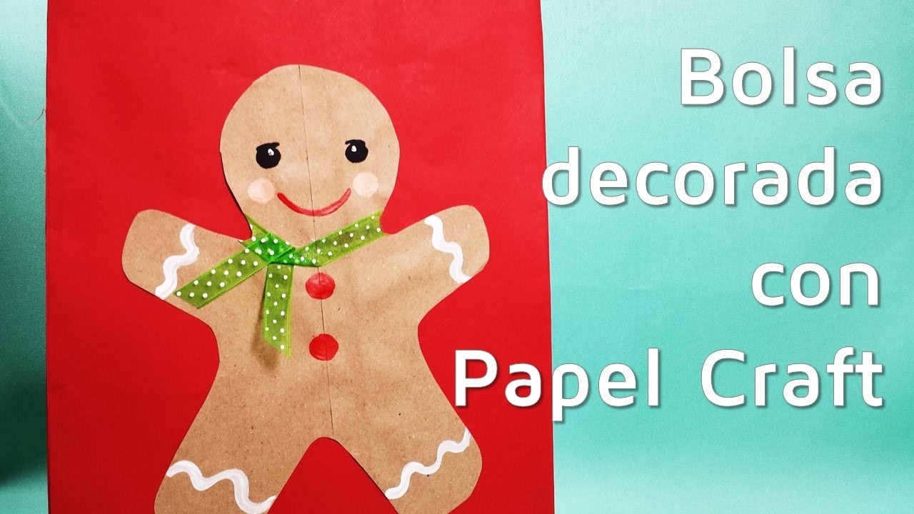 Cómo decorar bolsas de regalo con papel kraft para Navidad| facilisimo.com