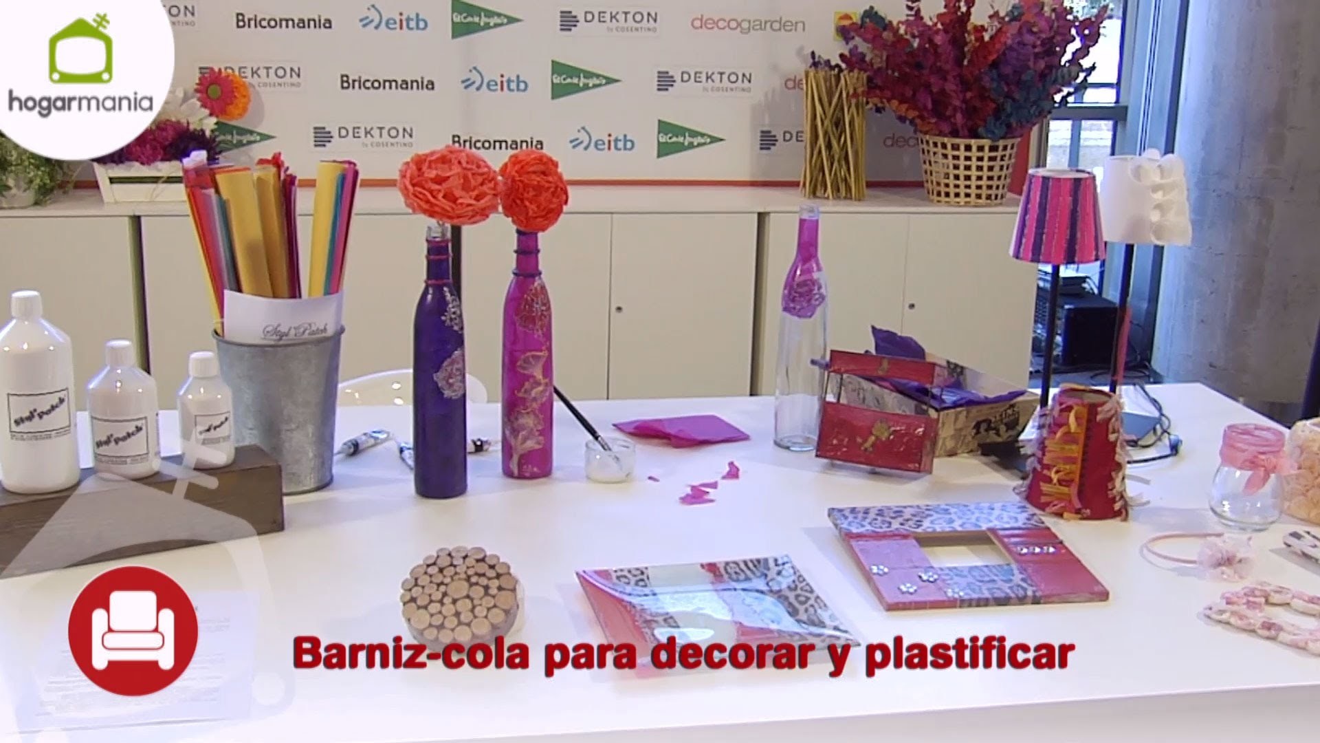 Feria Hogarmania: Barniz-cola para decorar y plastificar