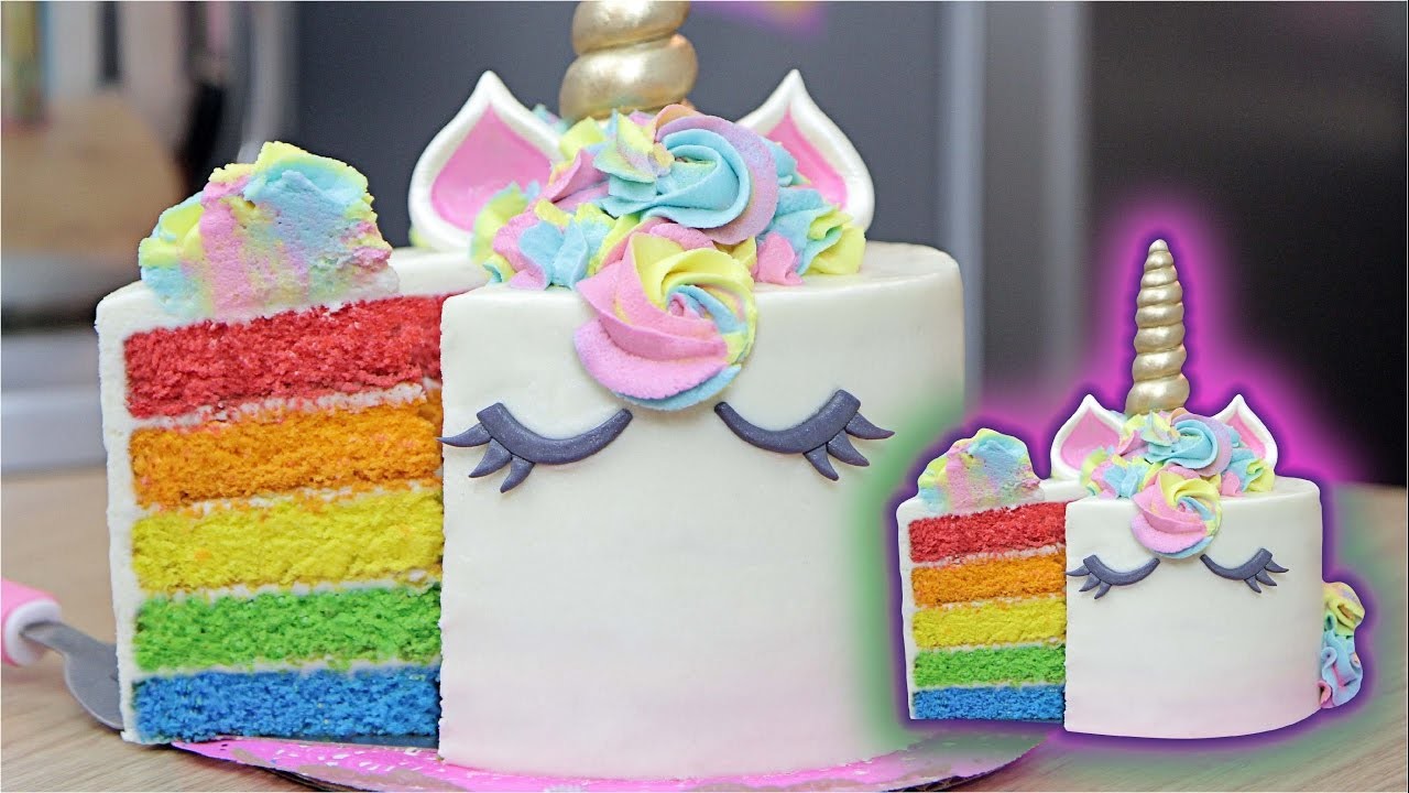 Haz un Pastel Unicornio - Arcoíris. Dacosta´s Bakery