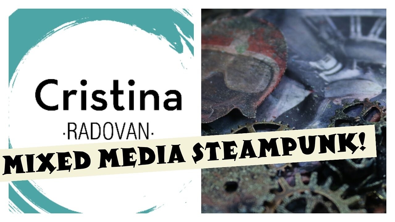 MIXED MEDIA  STEAMPUNK TAG
