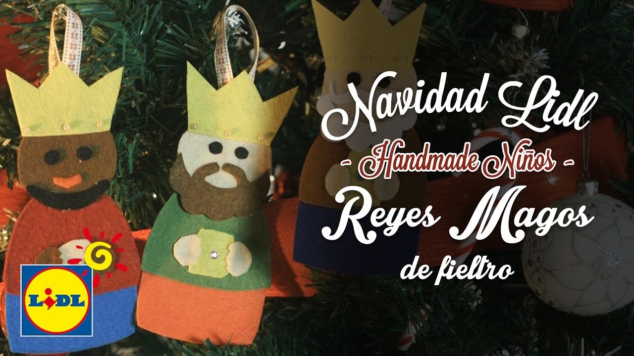 Reyes Magos De Fieltro - Handmade Niños