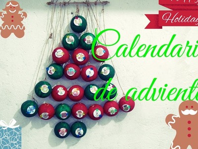 ❄️Diy calendario pino de adviento❄️