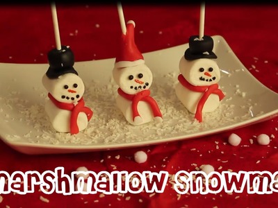 Marshmallow Snowman - Muñeco de nieve de malvavisco