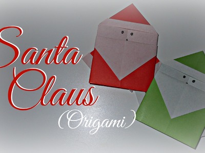Origami: Papa Noel MUY FÁCIL | Santa Claus | Viejito Pascuero | Mundo@Party
