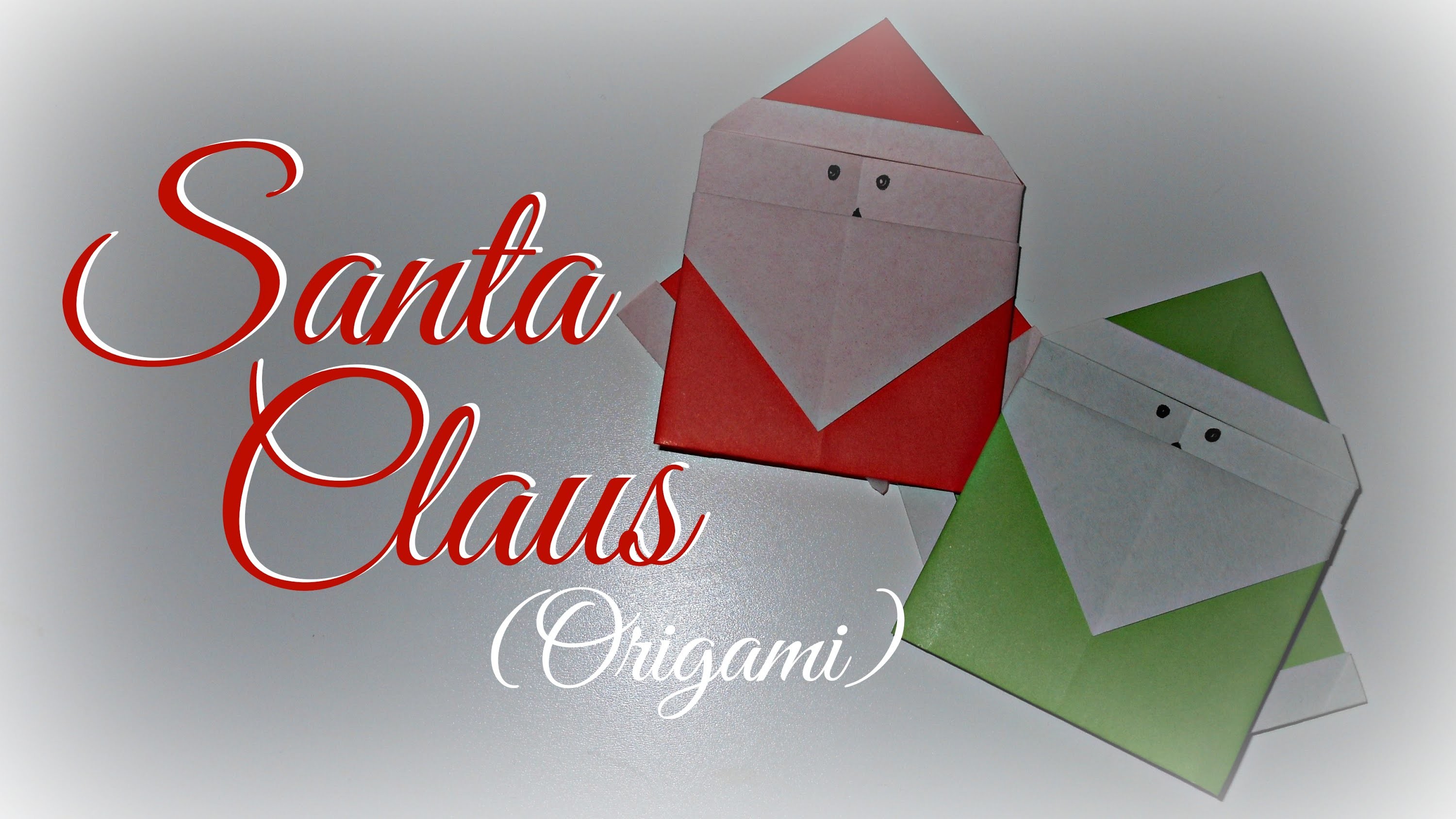 Origami: Papa Noel MUY FÁCIL | Santa Claus | Viejito Pascuero | Mundo@Party