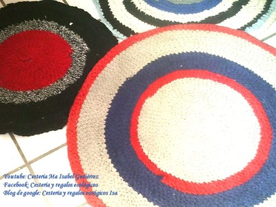 TAPETES HECHOS CON TRAPILLO, Carpets made from old clothes