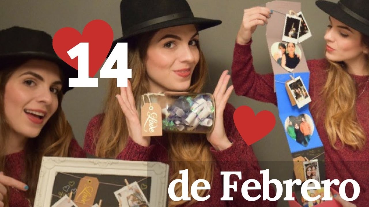 DIY 3 Ideas de Regalos para el Día del Amor y la Amistad|San Valentín|14 de Febrero2017|Yendypindipi