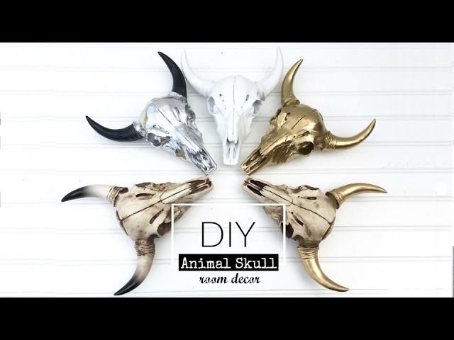 DIY Animal Skull Decoration | Room Decor | Monica Beneyto