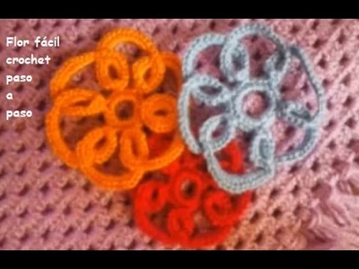Flor Crochet Ganchillo