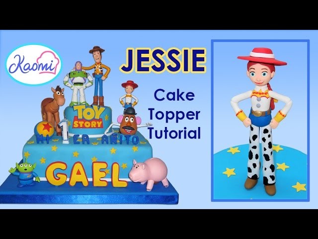 Toy story (Cake Topper): Jessie. Cómo hacer a Jessie para tortas