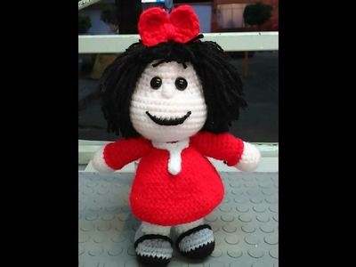 Vestido Muñeca Mafalda a Crochet (ZURDO)