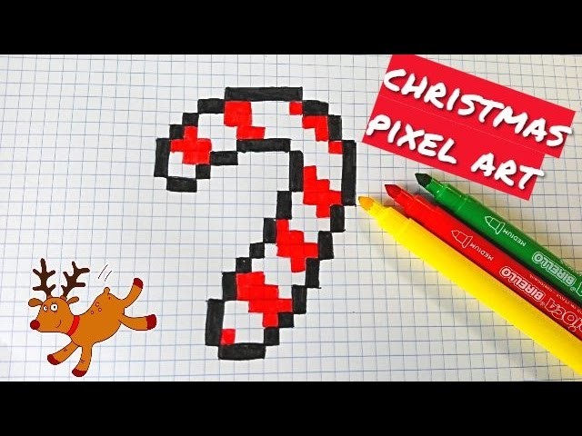 Handmade Pixel-Art - NAVIDAD- CHRISTMAS PIXEL