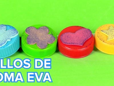 Sellos caseros con formas | Manualidades para niños