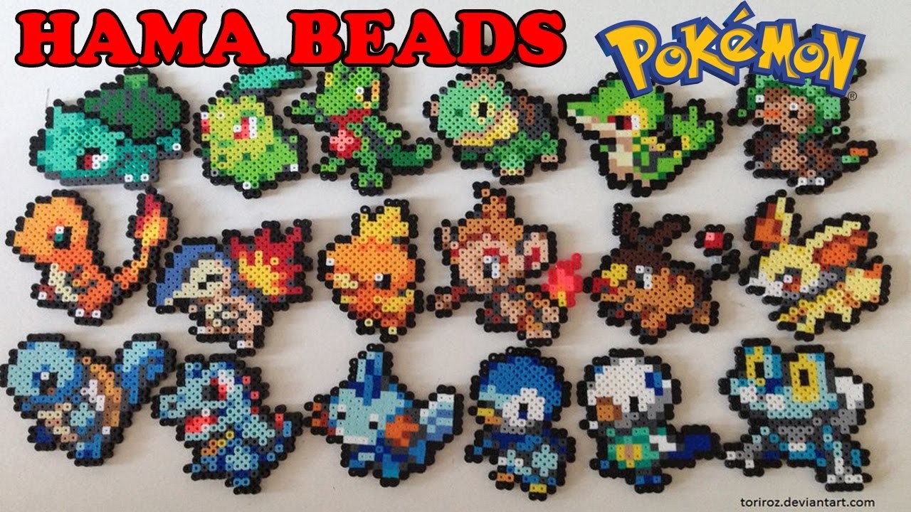 Probando los Hama Beads Pokémon!!