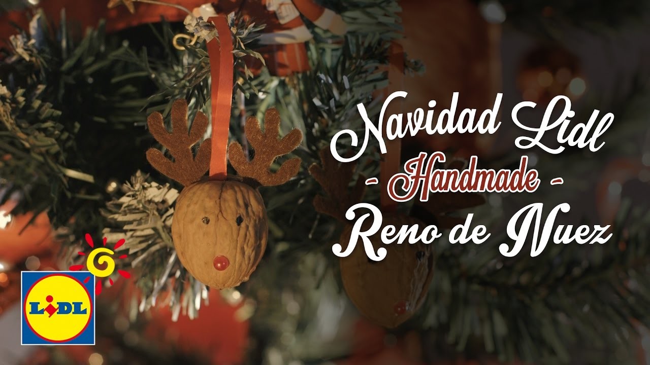Reno de Nuez - Handmade Navidad