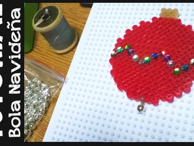 TUTORIAL: Bola Navideña de hama beads