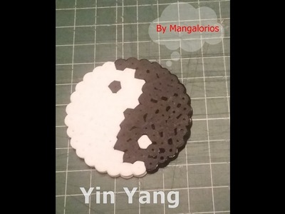 Yin Yang hama beads midi