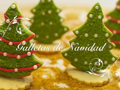Galletas de Navidad Decoradas | Galletas de Mantequilla | Galletas para hacer con Niños