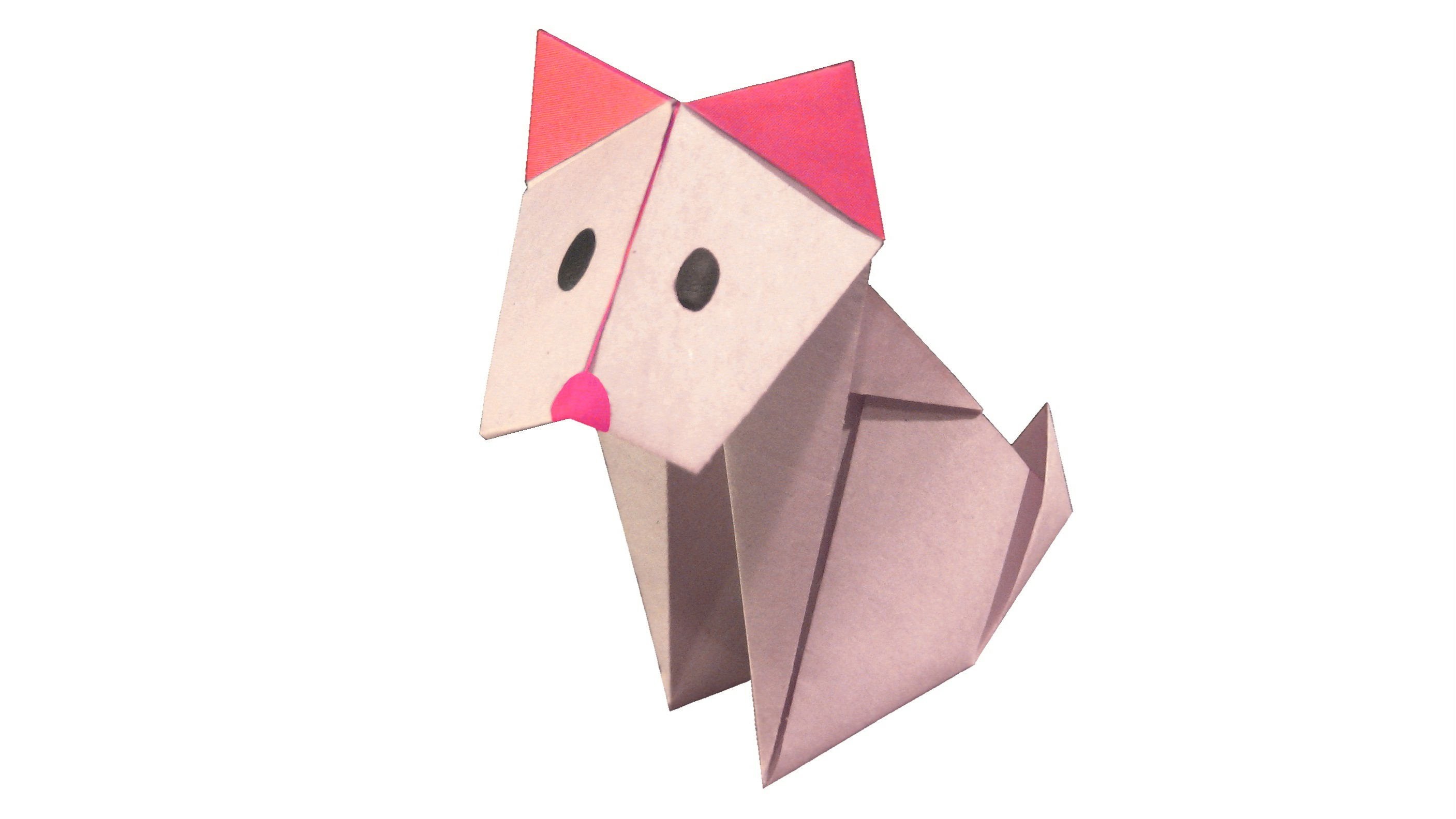 Cachorro de origami