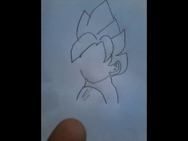 Como dibujar a goku super sayayin 1