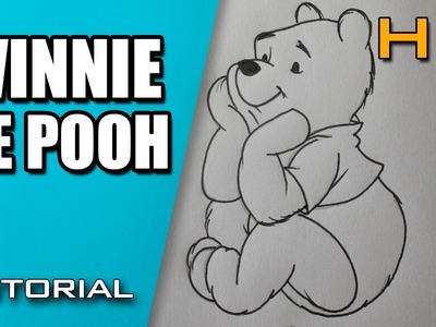 Como Dibujar a Winnie Pooh Paso a Paso Completo - Dibujo de Winnie Pooh