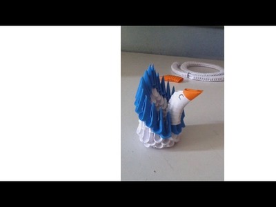 Como Hacer Un Mini Cisne De Origami 3D