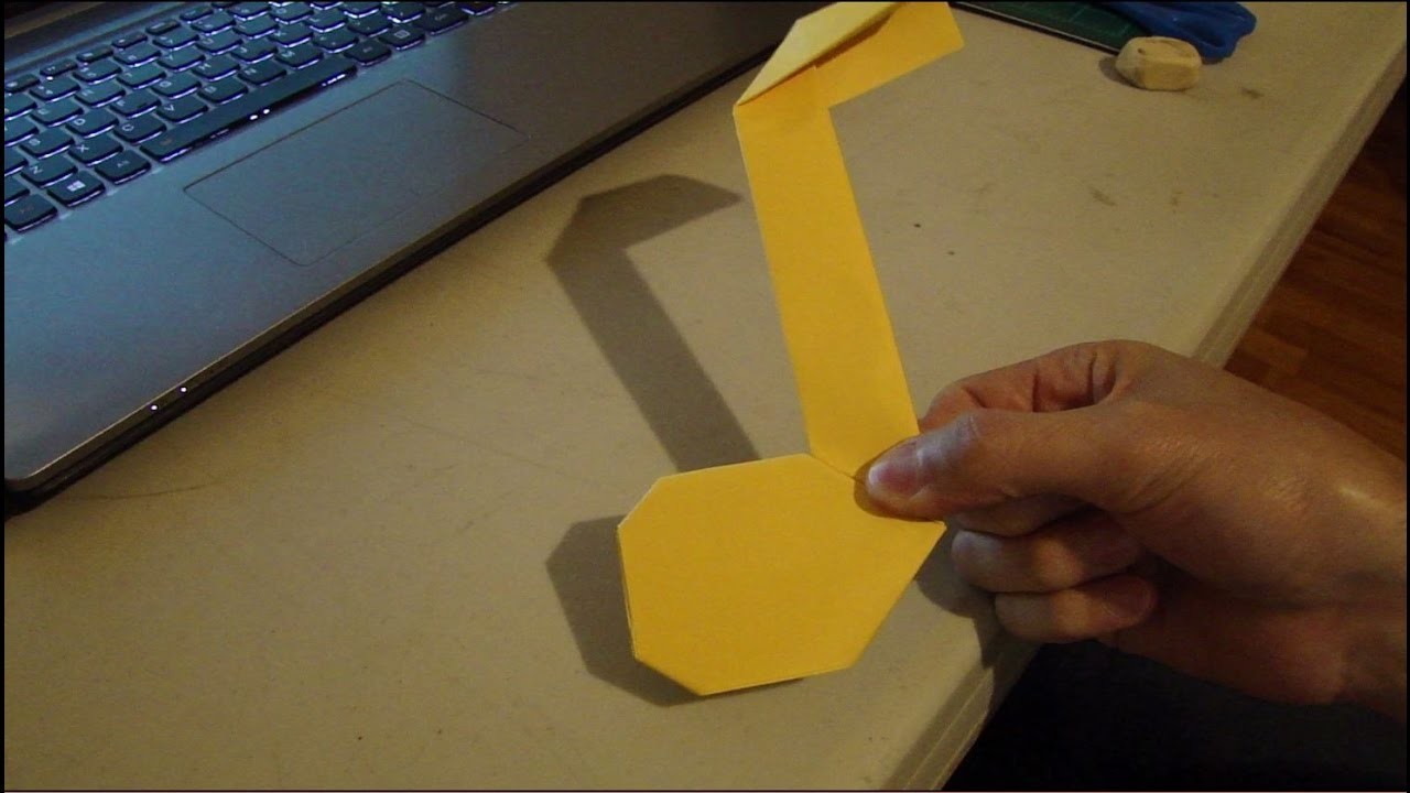 Vlog #57 - Cómo hacer una nota musical de origami (TUTORIAL)