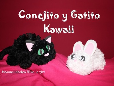 Animalitos Kawaii (hechos a mano con lana)