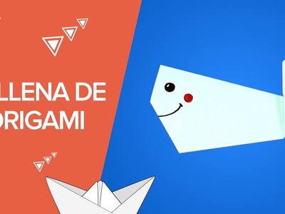 Ballena de origami | Animales de papel paso a paso