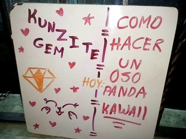 Como dibujar un oso panda kawaii