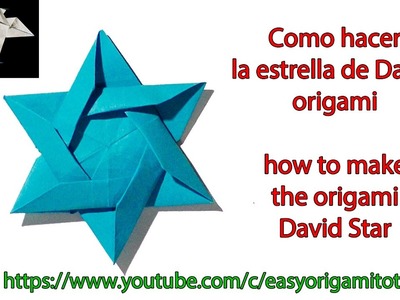 Como hacer la estrella de david origami David Star