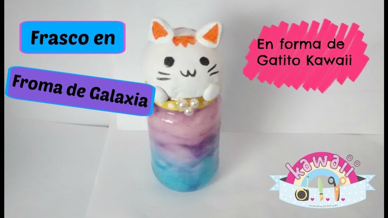 FRASCO KAWAII CON GALAXIA❤