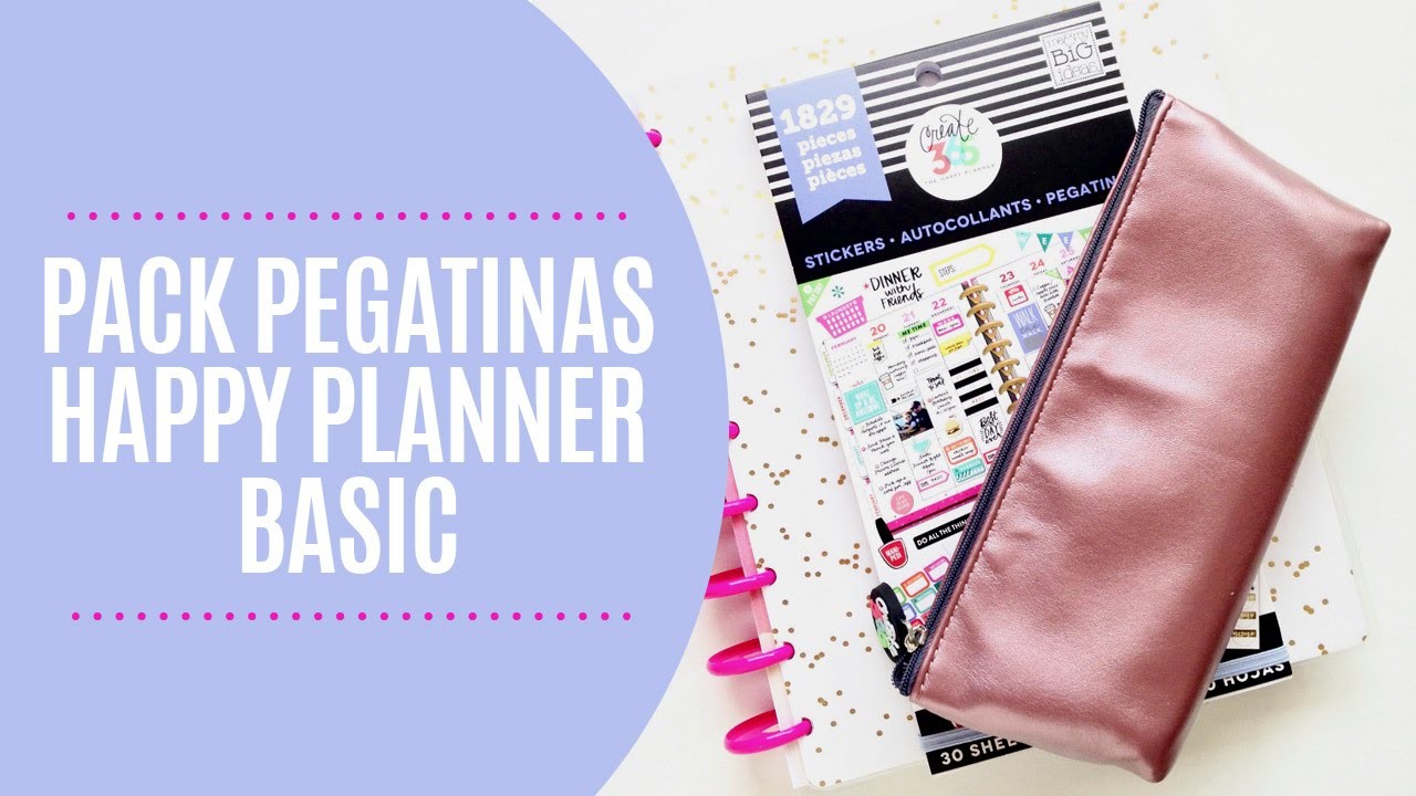 Pack de pegatinas Happy Planner Basic