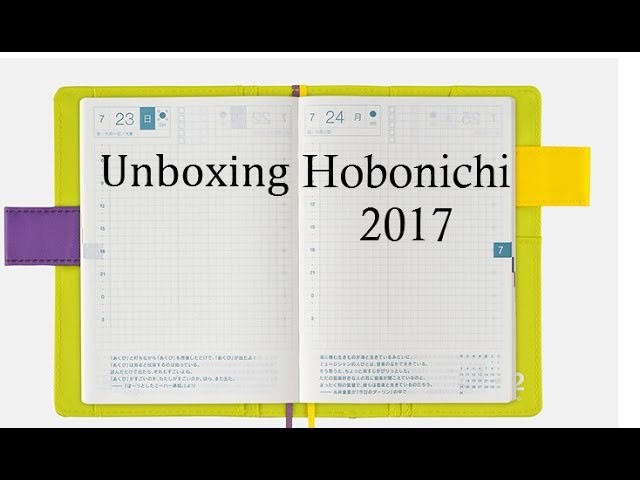 Unboxing Hobonichi Planner 2017 & Accessories!. Unboxing Hobonichi Planner 2017 y accesorios!